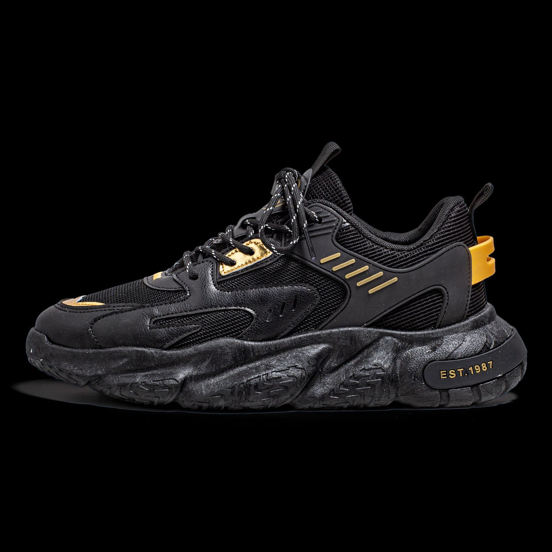 Mens Mesh Sports-casual Height-increasing Shoes foto 4