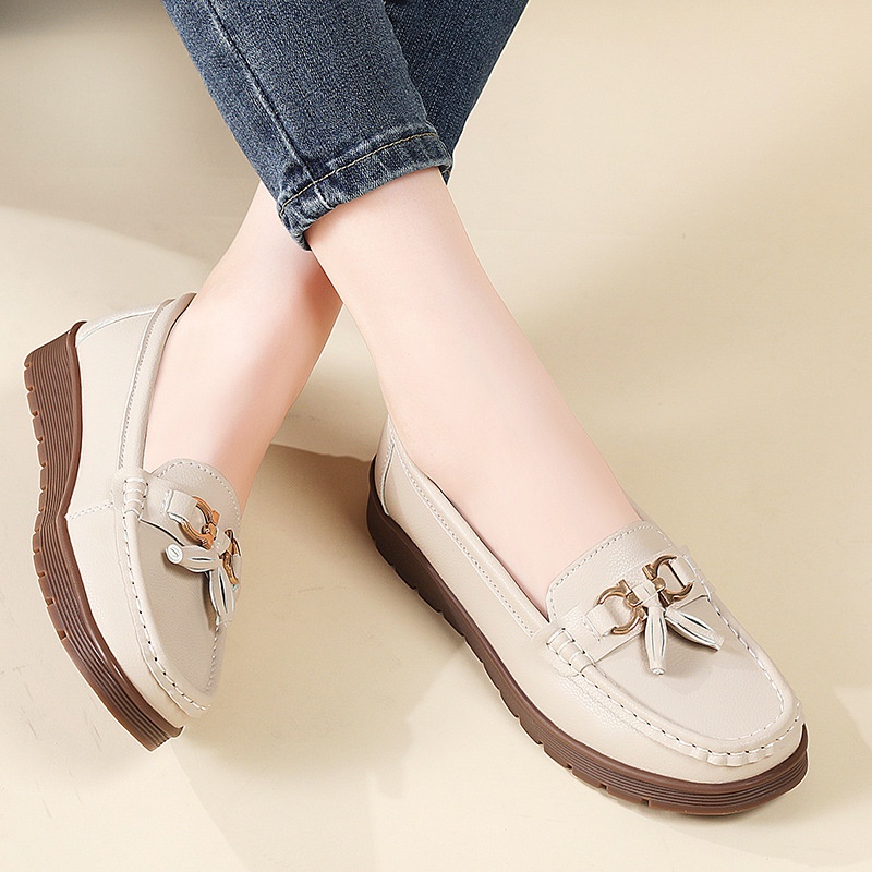 New Womens Plus-size Flat Moccasins foto 2