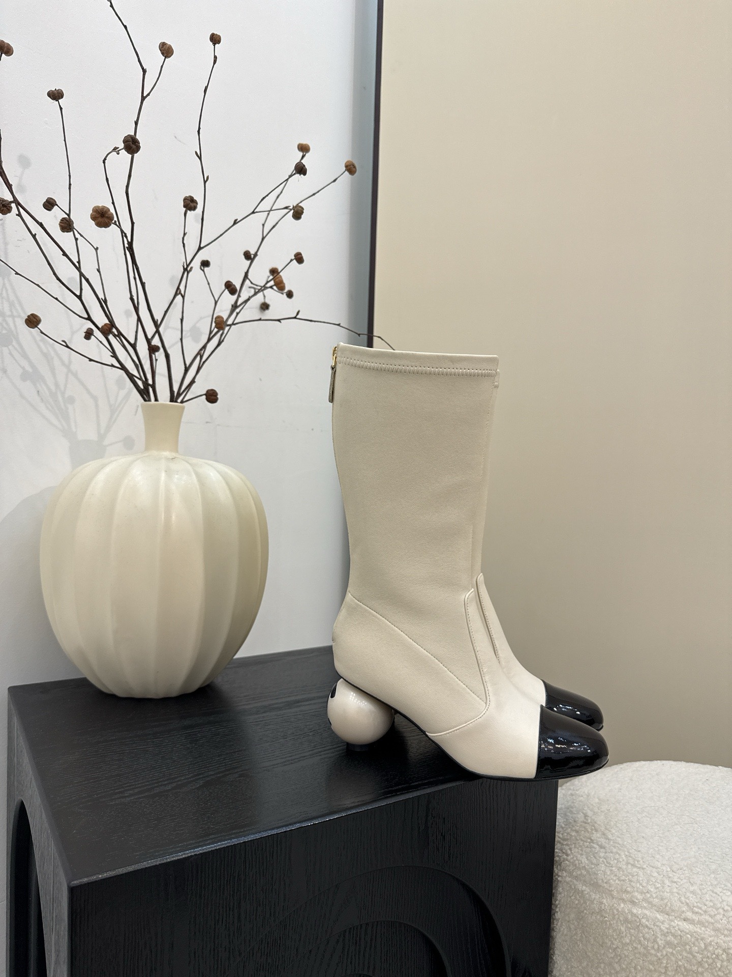 Autumn And Winter Classic Style Chunky Heel Ankle Boots foto 2