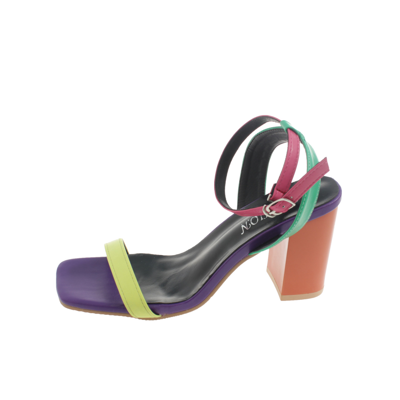 Colorful Lace-up Plus-size Export High-heeled Sandals For Women foto 2