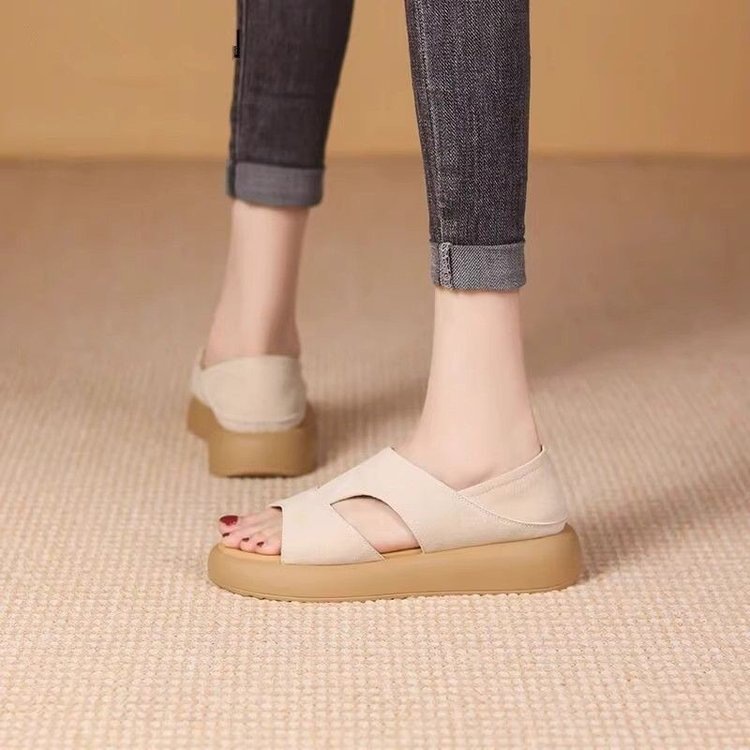 Womens Flat Open-toe Non-slip Sandals foto 5