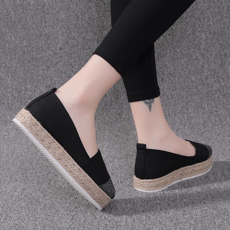 Plus Size Breathable Canvas Shoes Flat foto 3