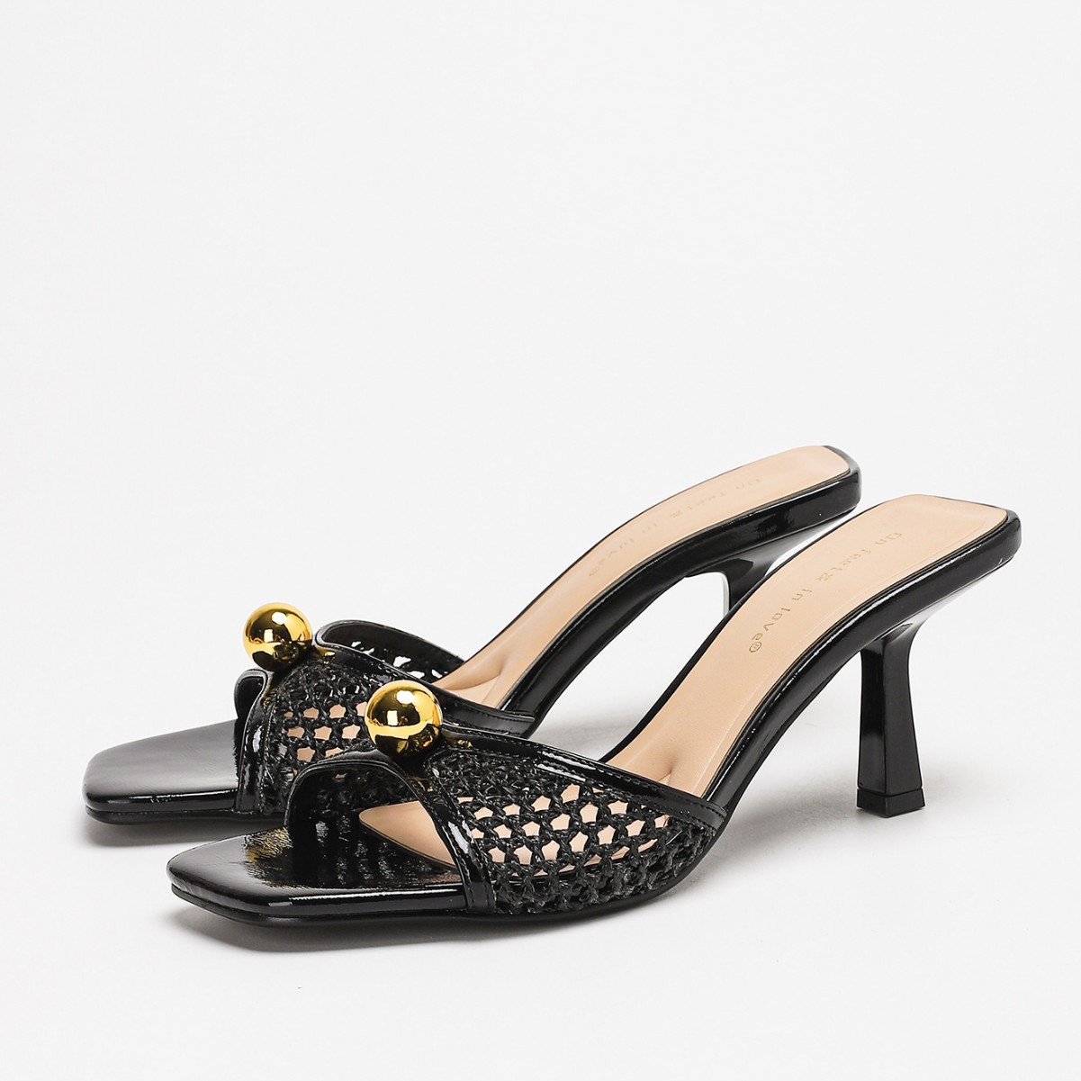 Womens Summer Outdoor Wine-glass Heel Pointed-toe Open-toe Sandals foto 4