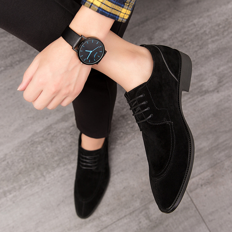 Men's Fashion Casual Brogue Carved Leather Shoes foto 5