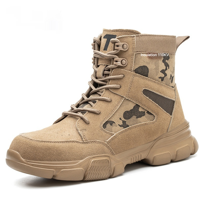 Insulated 10kV Light Sole Anti Smashing And Anti Piercing Labor Protection Shoes foto 4