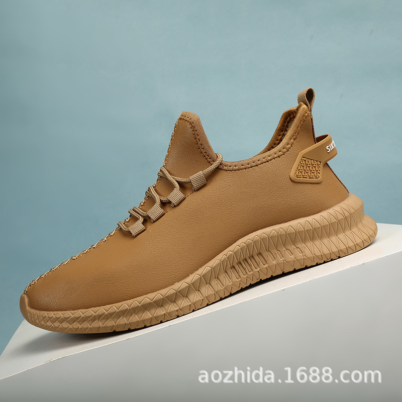 Sports Casual Leather Shoes Men foto 3