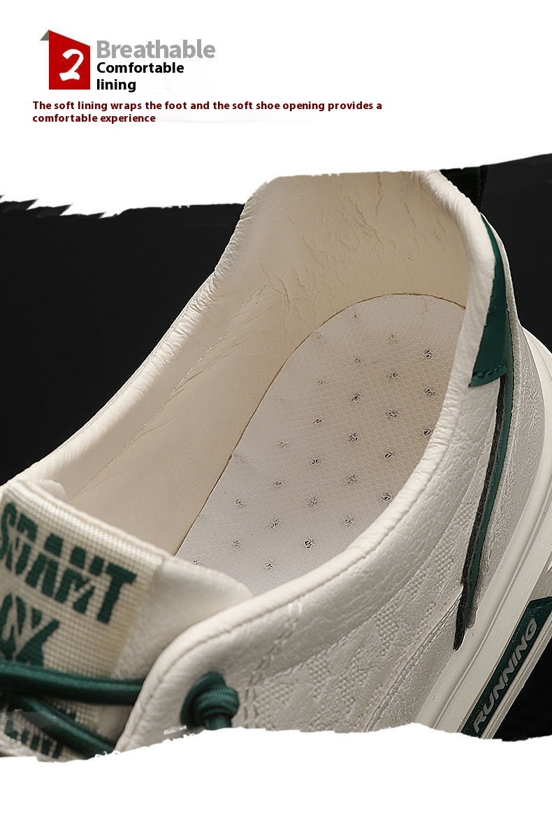 Fashion Personality Men's Work Casual Leather Shoes foto 5