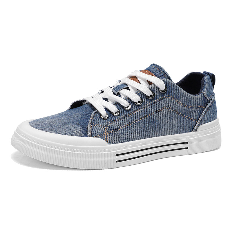 Men's Canvas Shoes Fashion Breathable Casual Sneakers foto 4