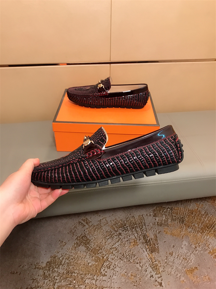Gommino Men's Casual Breathable Leather Shoes foto 2