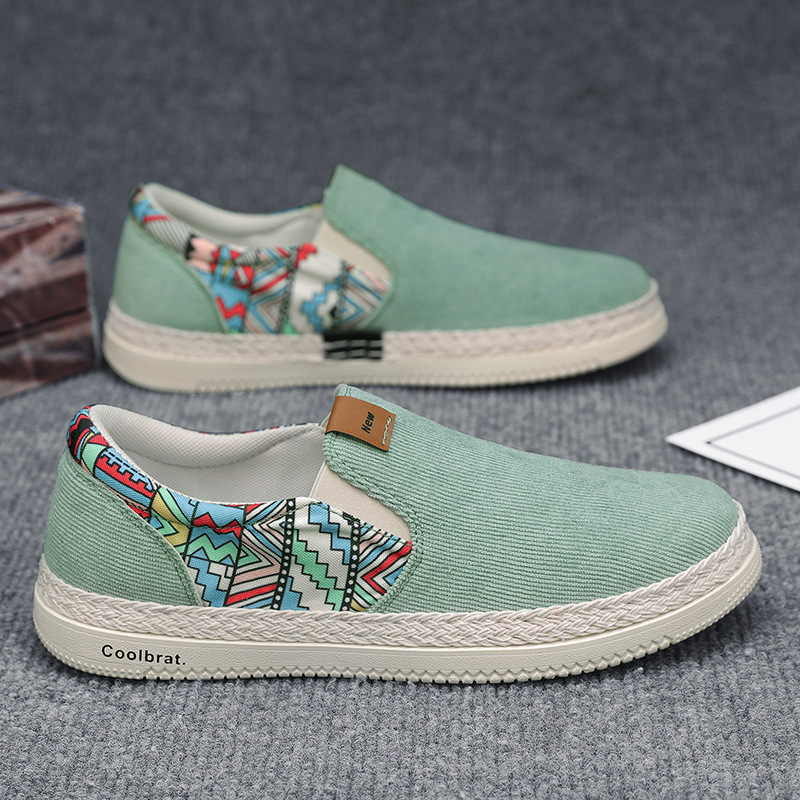 Men's Casual Versatile Ethnic Style Canvas Shoes foto 5
