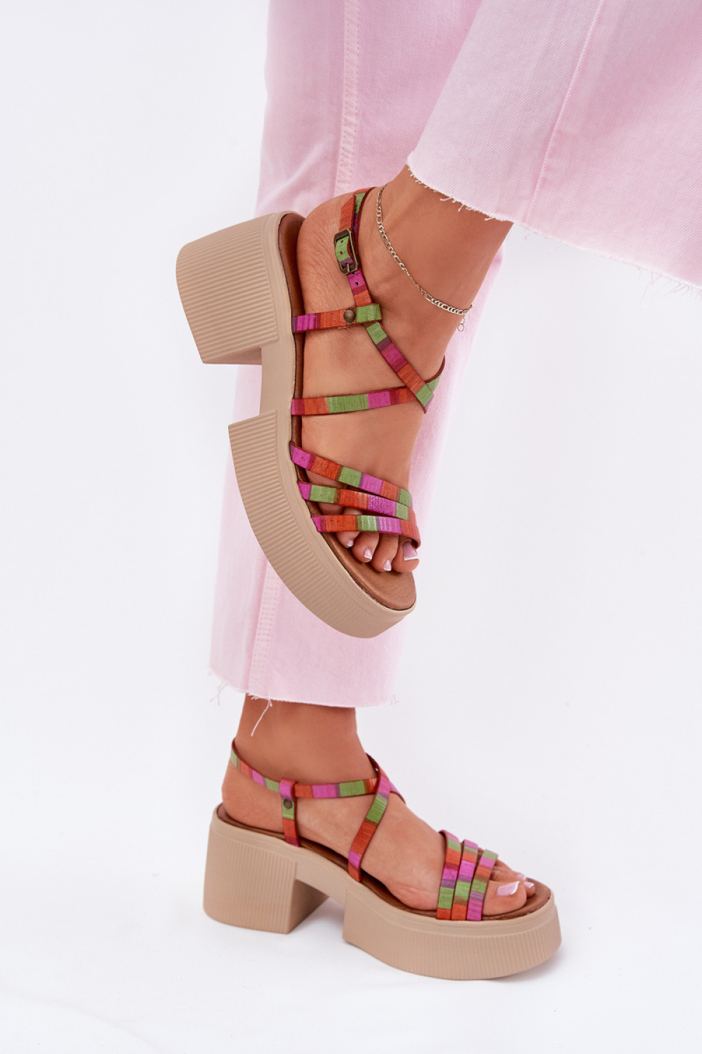 Sandalen op hak Step in style