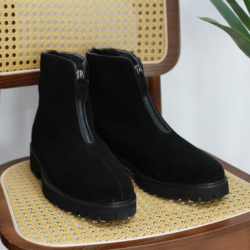 British Thick Height Increasing Snow Boots Platform Boots foto 5