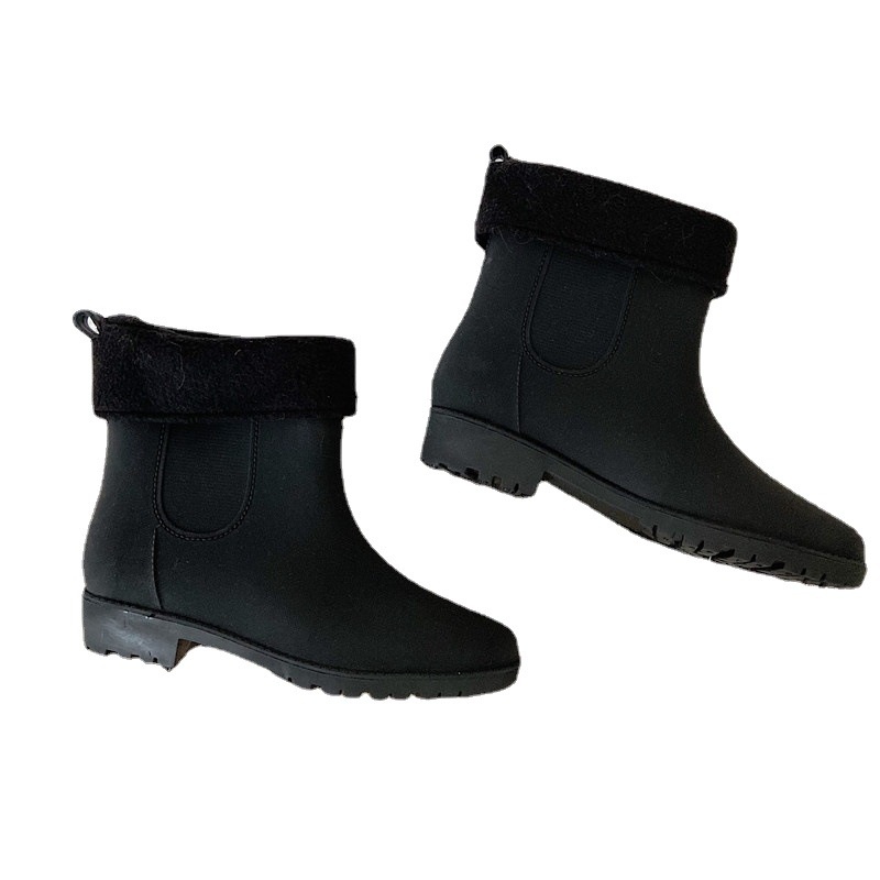 Women's Fashion Non-slip Short Casual Ding Rain Boots foto 4