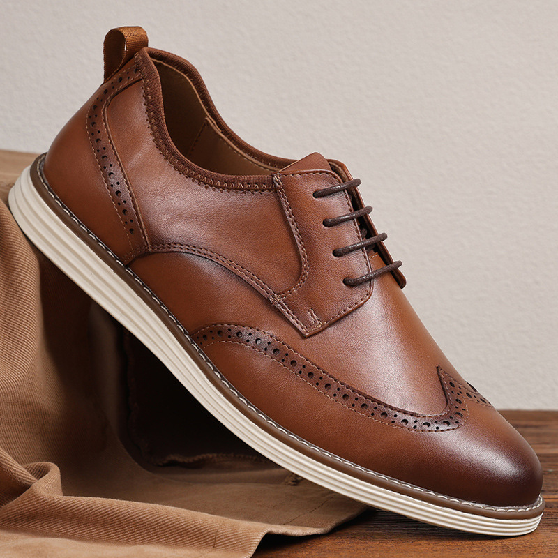 Slip-on Business Formal Wear Men's Casual Shoes foto 3