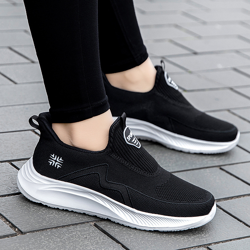 Middle-aged And Elderly Walking Shoes Soft Bottom Widened Mesh Surface Breathable Shoes foto 2