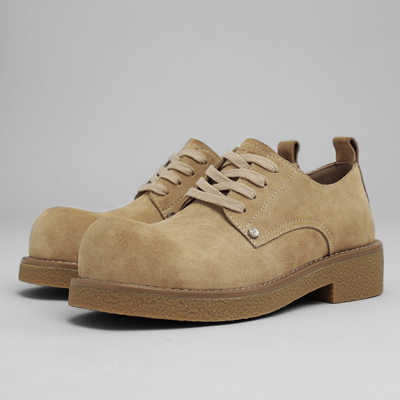 Casual Platform Height-increasing Martain Boots Big Head Derby Shoes British Style foto 5