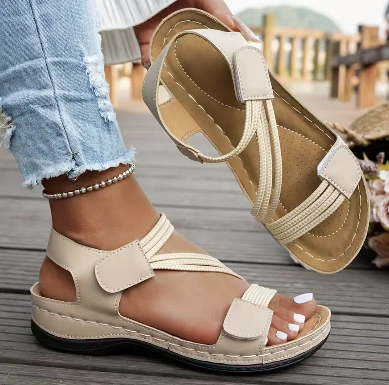Women's Lightweight Sports Sandals Comfortable Plus Size foto 4