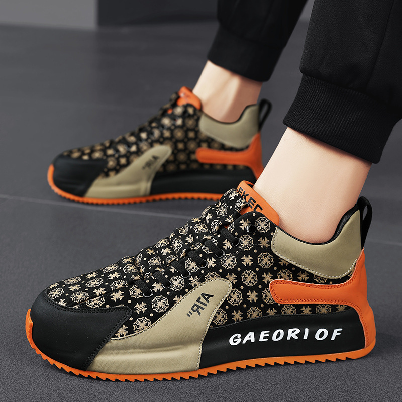 Bag Raise The Bottom Flower Cloth Casual Shoes Men foto 3