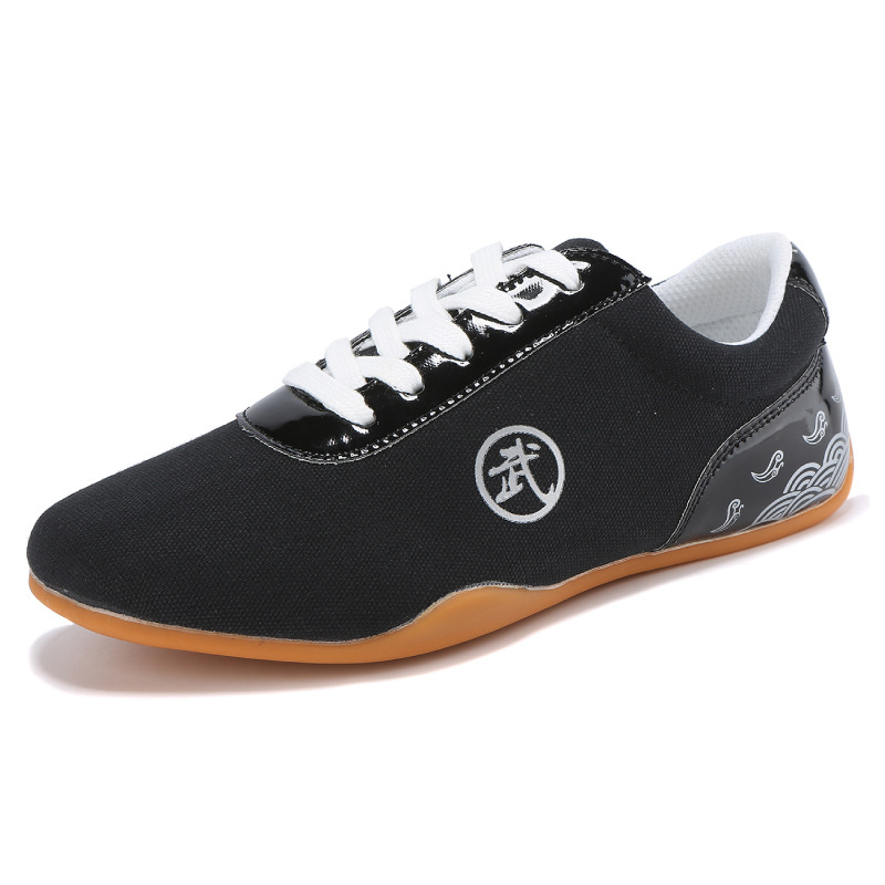 Men's Soft-soled Kung Fu Performance Practice Shoes Lightweight Martial Arts Shoes foto 2