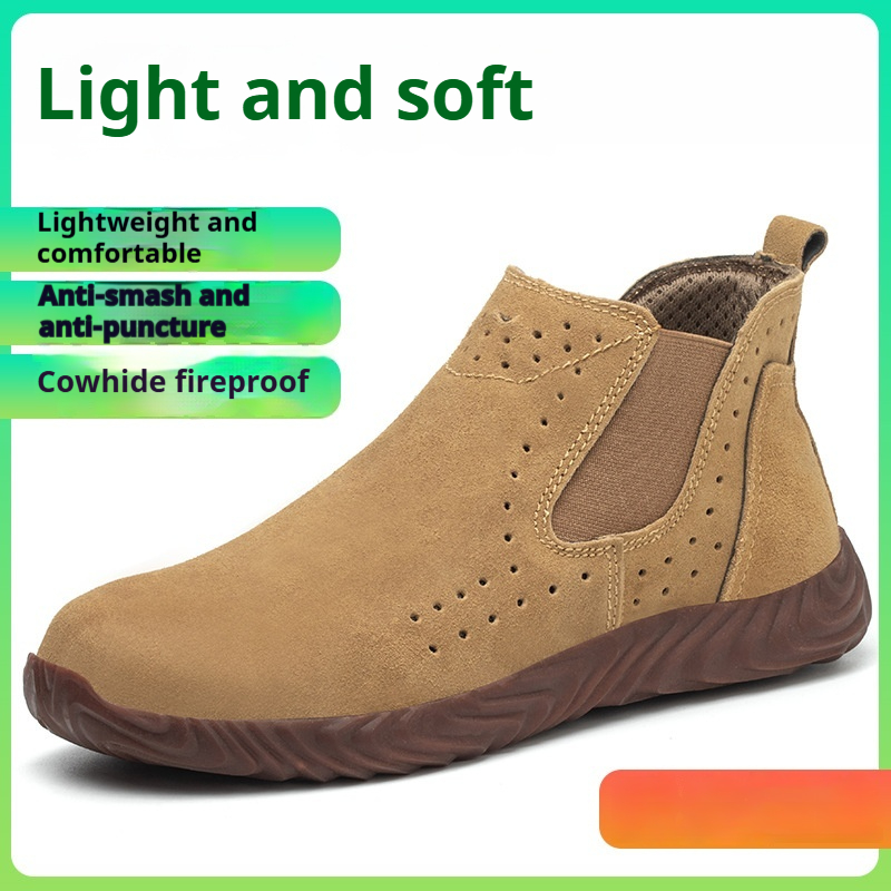 Men's Safety Shoes With Steel Toe Caps For Anti Smashing And Anti Piercing foto 5