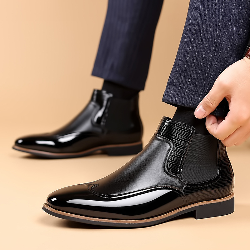 Men's Color Block Chelsea Boots foto 5