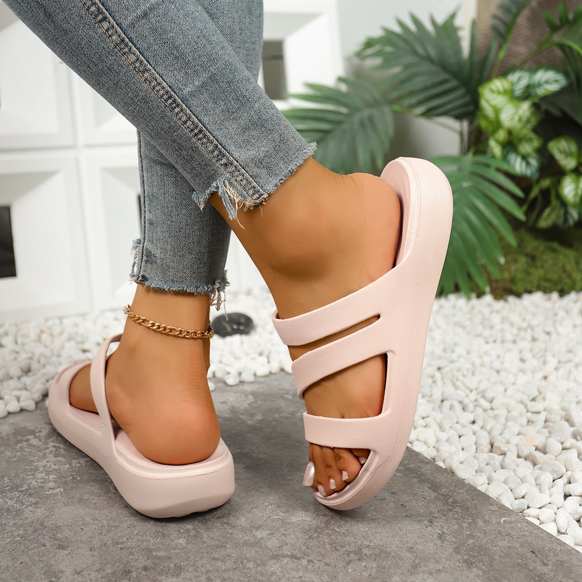Women's Casual Outdoor Beach Slippers foto 4