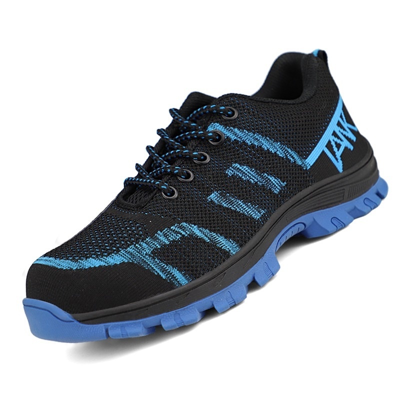 Summer Woven Labor Protection Shoes For Men Solid And Breathable At The Bottom Of The Heart