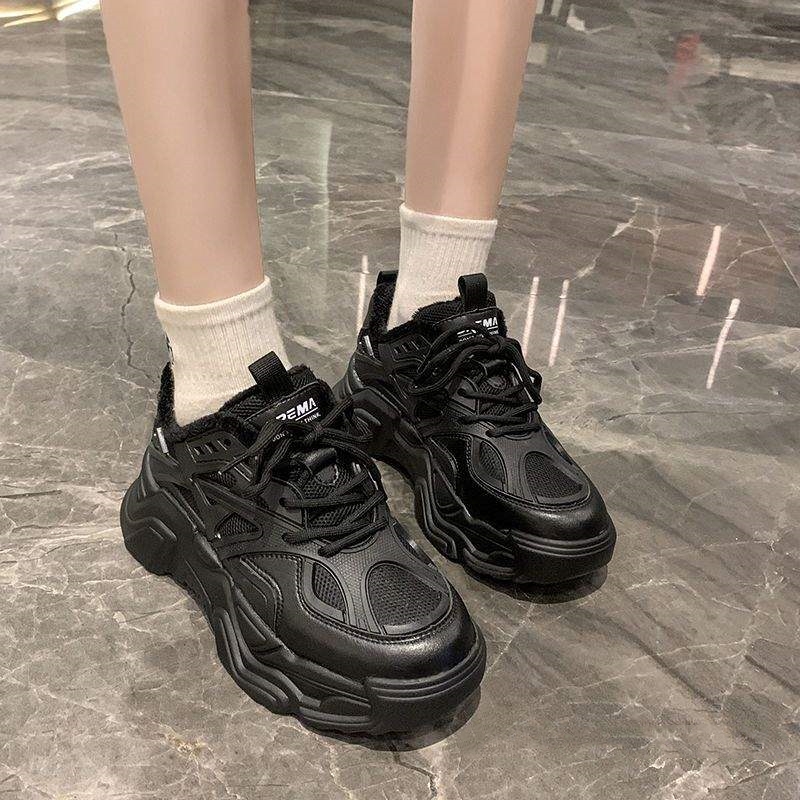 Women's Fleece-Lined Warm Non-Slip Thick-Soled Sneakers foto 3