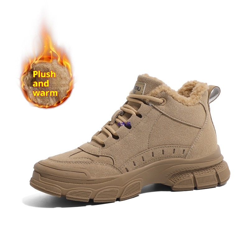 Warm Snow Boots Women's Non-slip Plus Velvet Thickened Martin Boots foto 3