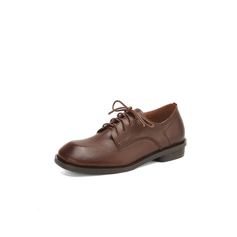 British Style Lace-up Leather Shoes foto 3