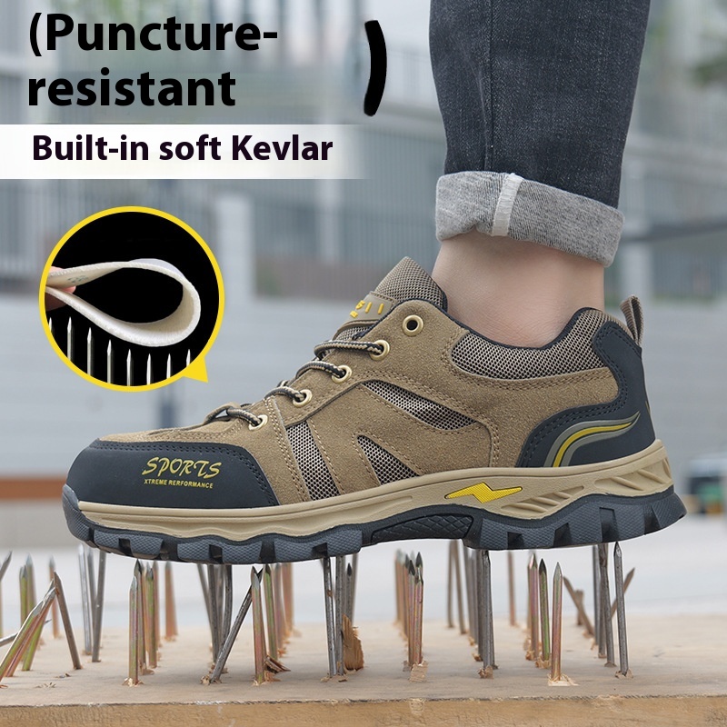 Labor Protection Shoes Steel Toe Cap Anti-smashing foto 3