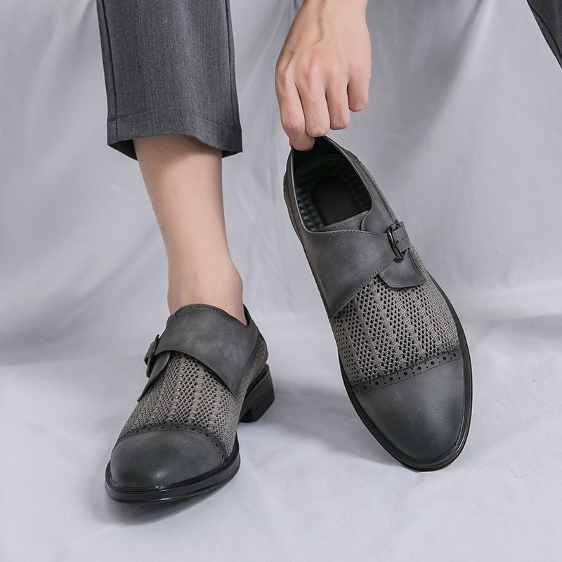 Breathable Pointed Toe Casual Sandals Casual Leather Shoes foto 4