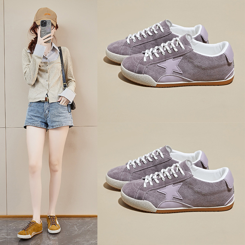 Autumn Retro White Sneakers For Women foto 2