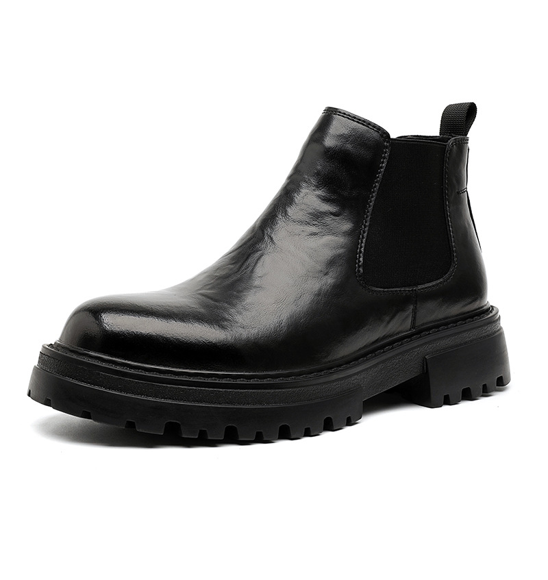 Low-top Martin Boots Mid-top British Style Men's Shoes foto 2
