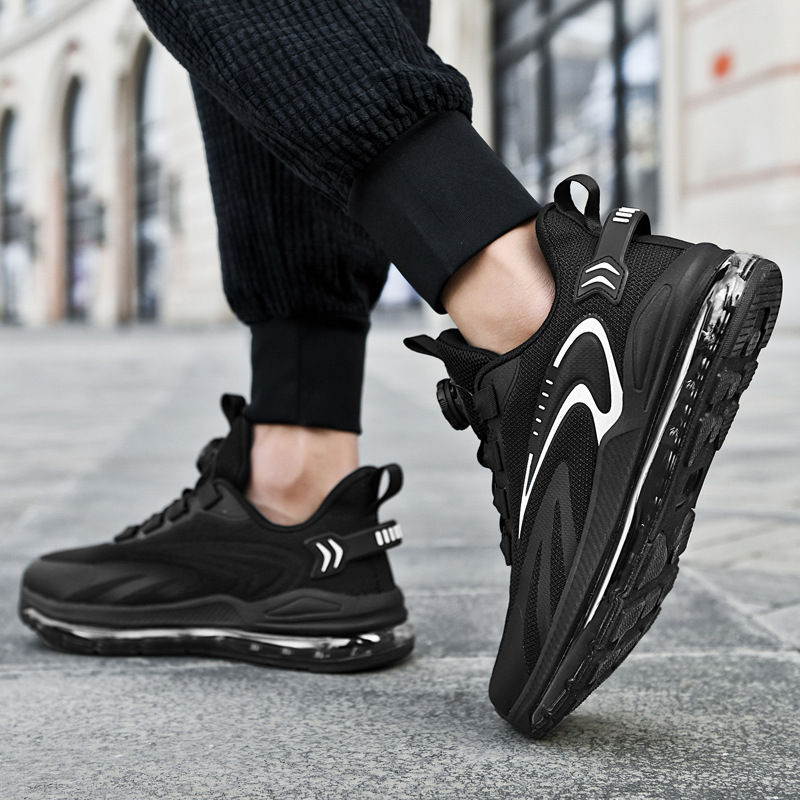 Rotating Buckle Full Palm Flying Woven Air Cushion Sneaker foto 3