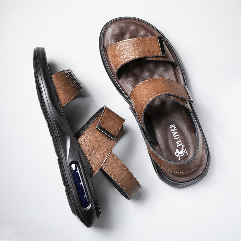 Casual Platform Beach Shoes Men's Summer Wear Dual-use foto 2