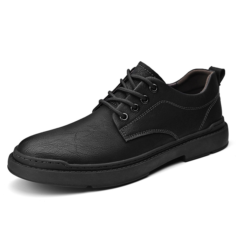 Simple Youth Retro Low-top Brogue Casual Shoes foto 3