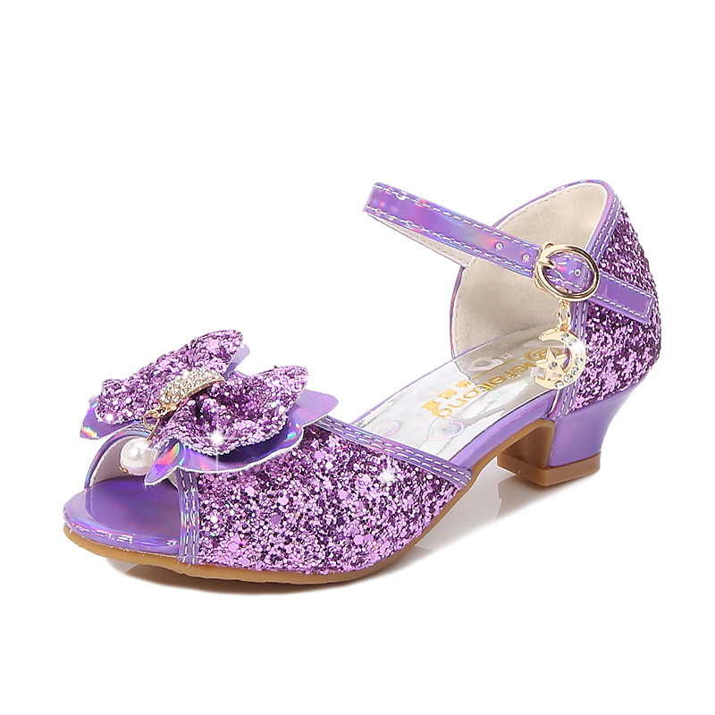Princess Shoes For Girls New Non-slip Bow foto 4