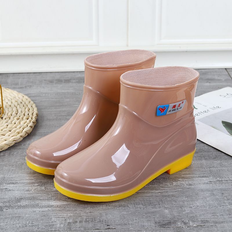Women's Low-cut Rain Boots Non-slip Waterproof Tendon Bottom foto 5