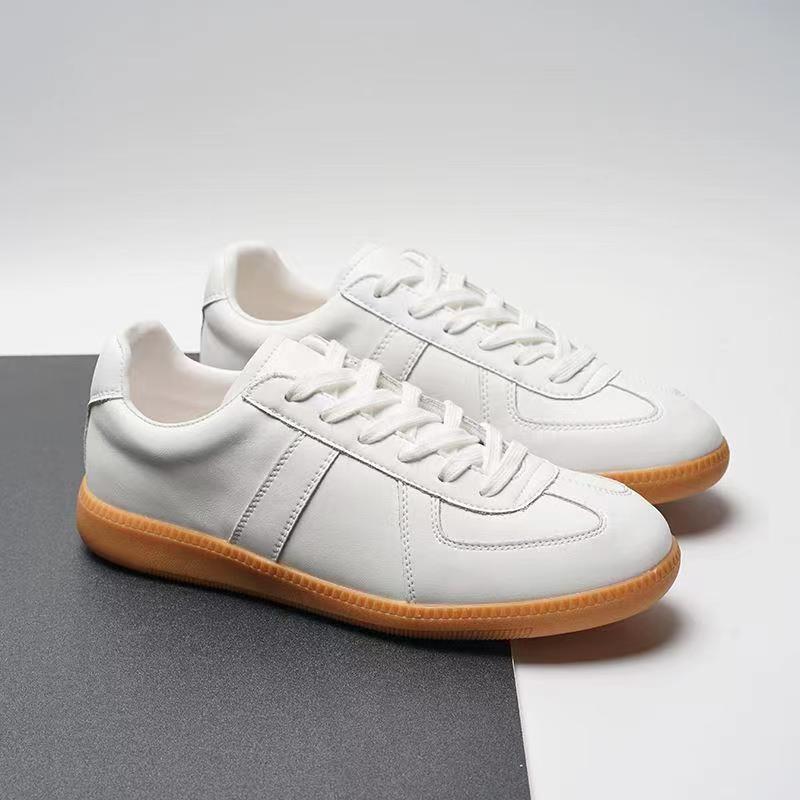 Genuine Leather Versatile Sports Casual Breathable White Shoes foto 3