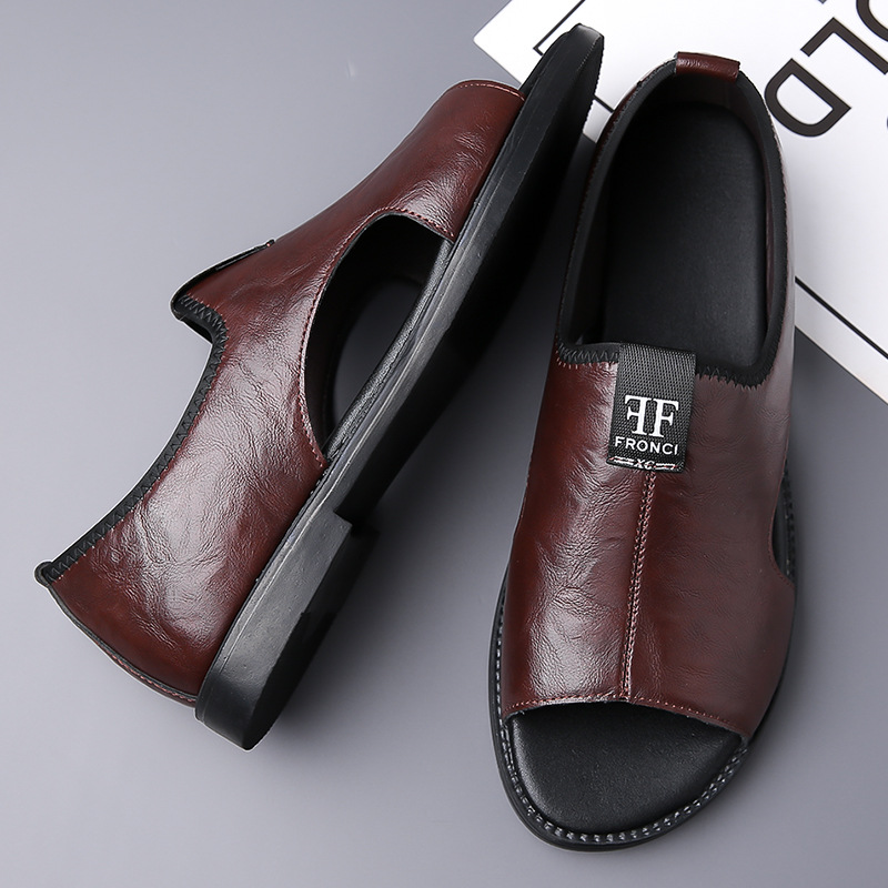 New Casual Soft Bottom Non Slip Outdoor Beach Shoes Trendy Roman Shoes foto 4