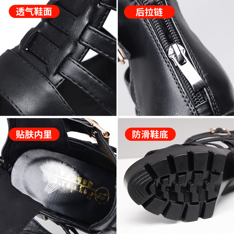 Cutout Sandals With Waterproof Platform And Fishmouth Design For Women foto 2