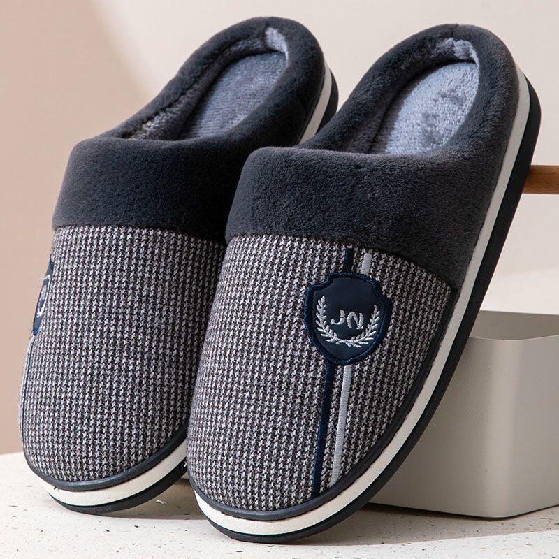 Fleece-lined Warm Thick-soled Non-slip Cotton Shoes Indoor And Outdoor Wear foto 5