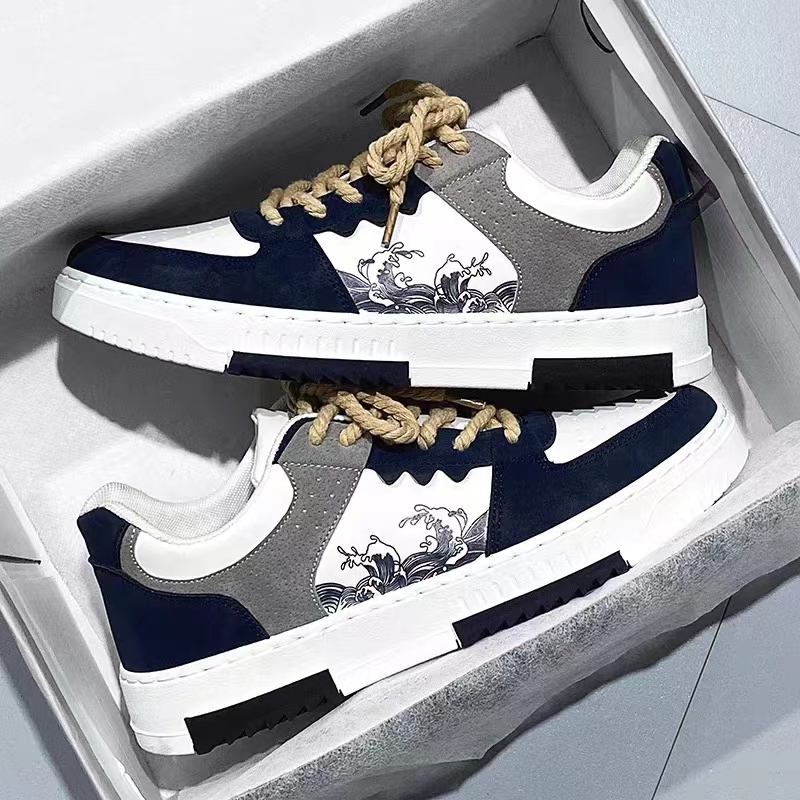 Spring New Men's Sports Flat-Soled Sneakers foto 2
