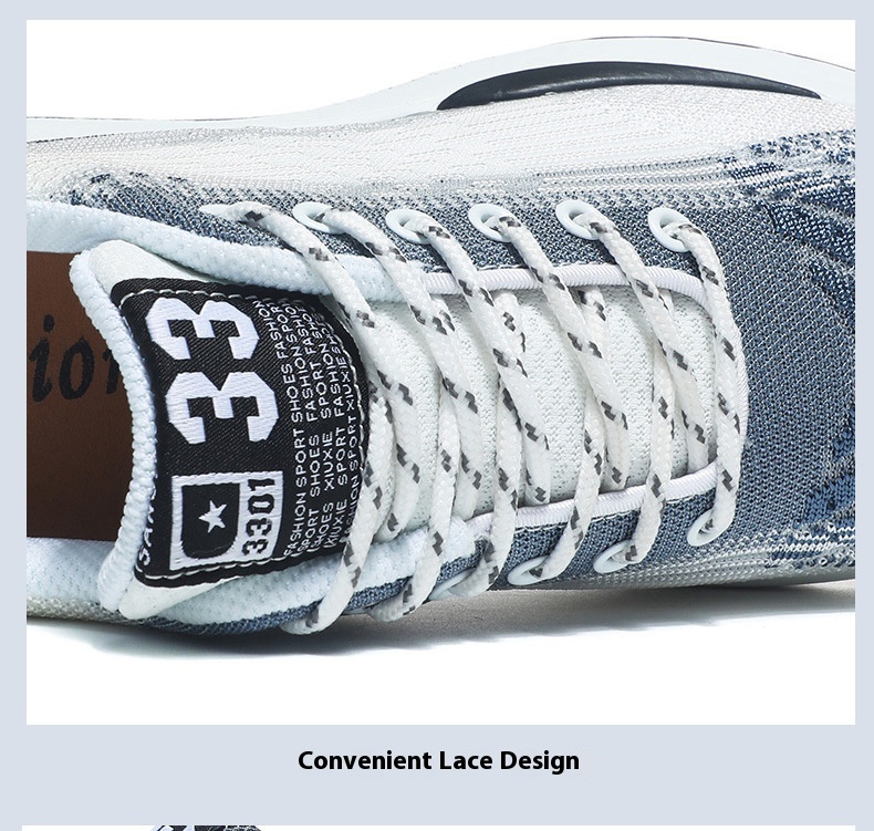 Height Increasing Insole Men's Shoes Breathable Lace Up Sports Casual Shoes foto 5
