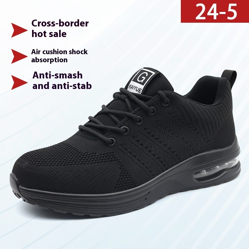 Men's Protective Shoes With Anti Smashing And Anti Piercing Steel Toe Caps foto 2