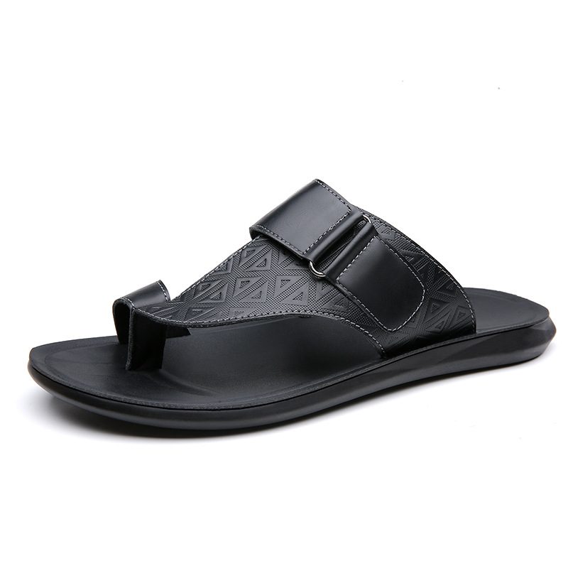 Men's Fashion All-matching Simple Beach Slippers foto 3