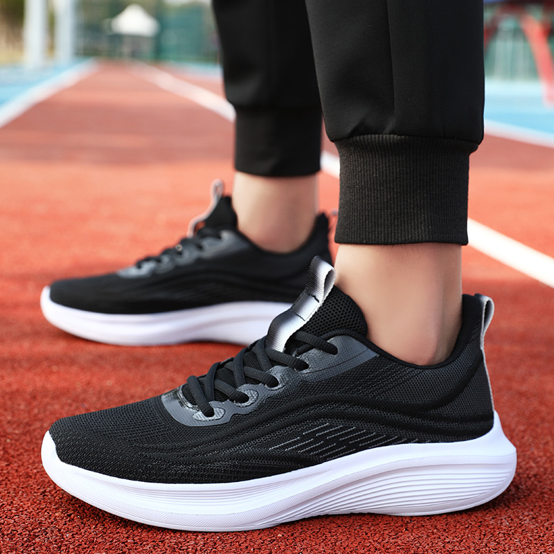Breathable Soft Bottom Lightweight Shock Absorption Sneaker Lovers Shoes foto 4