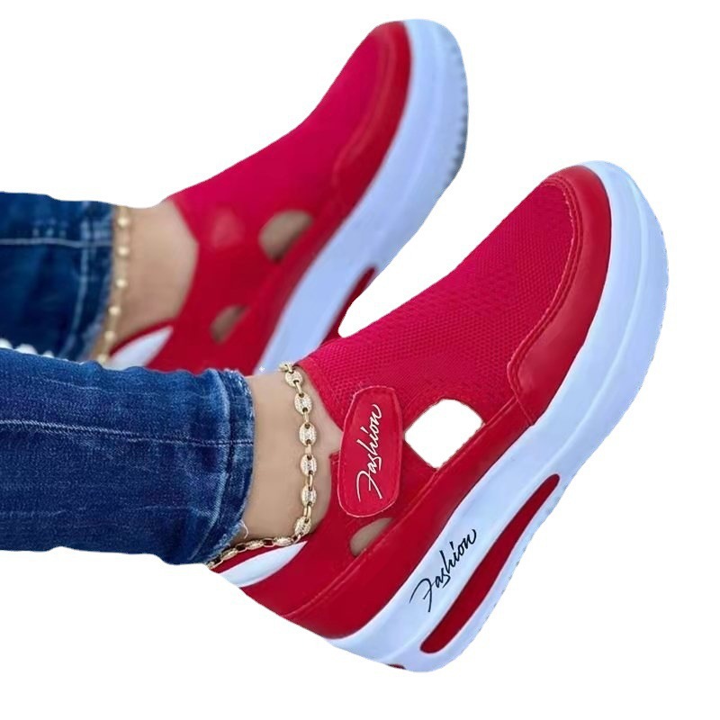 Velcro Closure Large Size Casual Women's Shoes foto 5