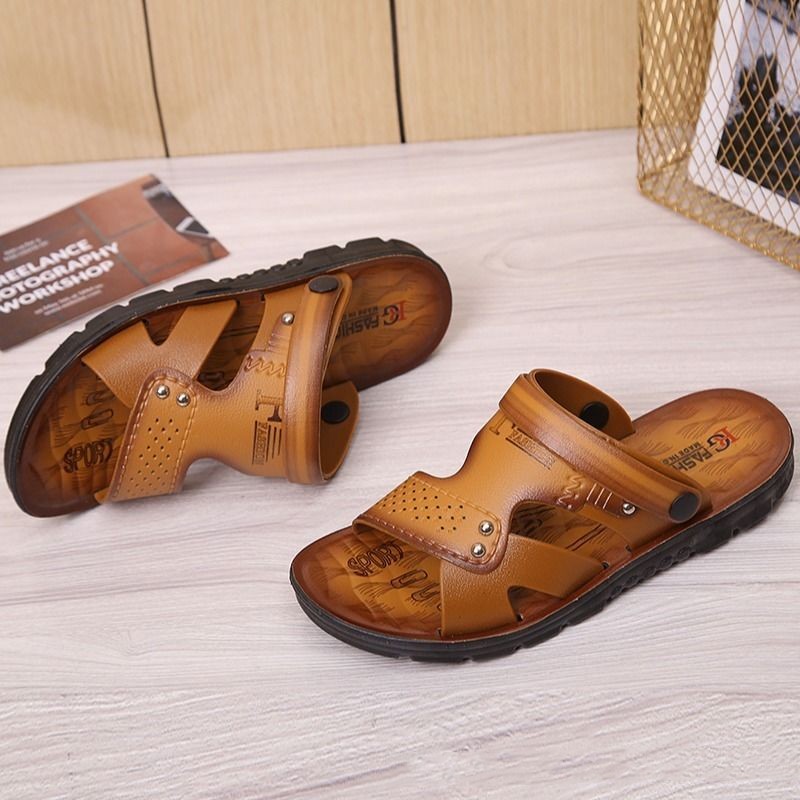 Sandals Summer Open Toed Non-slip Men foto 4